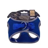Doggie Havalı Dokuma Reflektörlü Küçük Irk Göğüs Tasması Mavi 30-34 cm (ARG-XS) thumbnail 2
