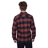 Alpinist Felder Erkek Ekose Outdoor Gömlek Tarçın (600601) thumbnail 4