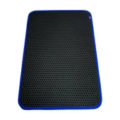 Cattie Altıgen Kum Toplayıcı Fonksiyonel Kedi Paspası Mavi 37*50 cm - 2