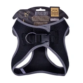 Doggie Havalı Dokuma Reflektörlü Küçük Irk Göğüs Tasması Siyah 42-48 cm (ARG-L) thumbnail 2