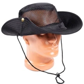 Fileli Outdoor Şapka - Balıkçı Şapka - Siyah - ART-7502 - 5