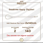 Doggie Konfor Dokuma Gezdirme Kayışı Haki 2*140 Cm (DGZT-20) - 4