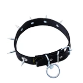 Dokuma Çivili Köpek Boyun Tasması - 4*70 cm - Siyah - 5