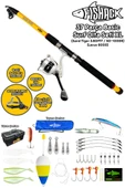 Fishack 37 Parça Surf Basic Deniz Olta Seti XL - 3.60MT / 50-100GR - 1