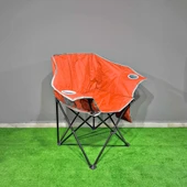 Argeus Nevgrande Comfort Katlanabilir Kamp Sandalyesi Turuncu thumbnail 2