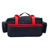 Çok Amaçlı Malzeme Çantası - Büyük - Siyah - 35021 - Balıkçı Çantası - Seyahat Çantası - 2