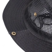 Fileli Outdoor Şapka - Balıkçı Şapka - Siyah - ART-7502 - 3