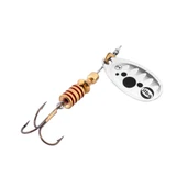 Alabalık Turna Döner Olta Kaşık - Ilba Bubble B20132 - Gümüş/Siyah - No:2 - 1