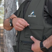 Action Dört Mevsim Çok Cepli Outdoor Spor Yelek Haki - 4