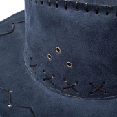 Kovboy Şapkası - Fötr Şapka - Petrol Mavisi - HG-200 - 3