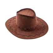 Kovboy Şapkası - Fötr Şapka - Açık Kahve - HG-200 - 1