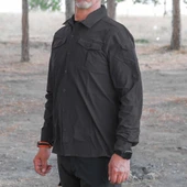 Loç Outdoor Tactical Erkek Gömleği Siyah - 3