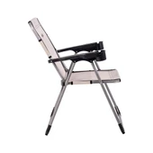Katlanabilir Piknik ve Kamp Sandalyesi - Bardaklıklı - Rock - Bozkır (A-21-R11)- 140KG Taşıma - 3