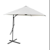Argeus Yandan Kollu Katlanabilir Bahçe ve Balkon Şemsiyesi Krem thumbnail 2