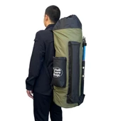 Euro Fish Kamış Çantası Boru Tipi Siyah-Haki 80 cm (38004) - 5