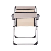 Katlanabilir Piknik ve Kamp Sandalyesi - Bardaklıklı - Rock - Kestane (A-22)- 140KG Taşıma thumbnail 4