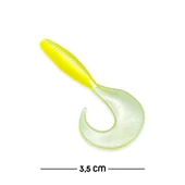 Silikon Kurt Yem - 35mm - Sarı/Beyaz - Yumy (18035-463) - 1