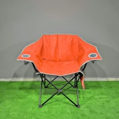 Argeus Nevgrande Comfort Katlanabilir Kamp Sandalyesi Turuncu thumbnail 1