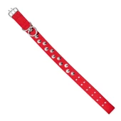 Dokuma Çivili Köpek Boyun Tasması - 5*80 cm - Kırmızı - 2