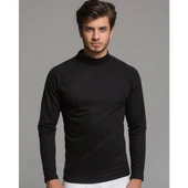 Termal Üst İçlik - Balıkçı Yaka - Thermoform - Siyah - 1