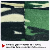 Savex Polar Kar Maskesi Yeşil Kamuflaj - 4