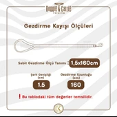 Doggie Konfor Dokuma Gezdirme Kayışı Kırmızı 1.5*160 Cm (DGZT-15) - 4
