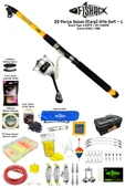 Fishack 22 Parça Sazan (Carp) Olta Seti L - 3.30MT / 50-100GR - 1