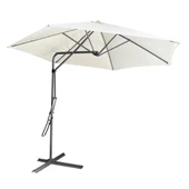 Argeus Yandan Kollu Katlanabilir Bahçe ve Balkon Şemsiyesi Krem thumbnail 1