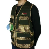 Savex Meşe Ağaç Desen Haki Yelek (27154) - 3