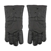 Erkek Deri Eldiven - İçi Peluşlu - Savex - Siyah - 137-E - 1