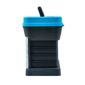 Tabureli Balıkçı Takım Çantası - 4 Çekmeceli - Mavi - 4