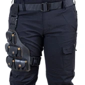 Deri Bacak Fişekliği - Savage - Siyah - 18'li - 5