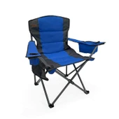 Katlanır Kamp Piknik Sandalyesi - Madfox Echo - Bardaklıklı - Mavi - 547287 - Taşıma Çantalı thumbnail 1