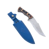 Kamp Bıçağı - Av Bıçağı - 28 cm - Deri Taşıma Kılıflı - Lazoğlu - Verzalit Saplı thumbnail 3