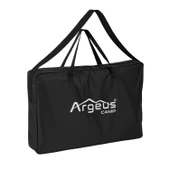 2 Adet Katlanır Kamp Sandalyesi ve Masa Seti - Rest - Taşıma Çantalı - Siyah - 130 KG Taşıma thumbnail 5