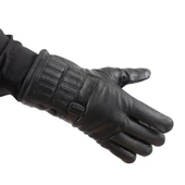 Erkek Deri Eldiven - İçi Peluşlu - Savex - Siyah - 137-A thumbnail 2