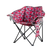Argeus Nevgrande Comfort Katlanabilir Kamp Sandalyesi Kırmızı Kamuflaj - 1