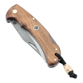 Katlanır Cep Çakısı - Ahşap Saplı - İpli - Savex - 3279 - 4