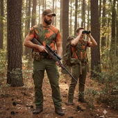 Turuncu Orman Desenli Mikrofiber Tişört - Avcı Tişört - Hızlı Kurur - 4