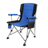 Katlanır Kamp Piknik Sandalyesi - Madfox Roxy - Mavi/Siyah - 546245 - Taşıma Çantalı - 1