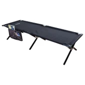 Argeus Katlanabilir Kamp Yatağı & Kampet Cepli Siyah - 1
