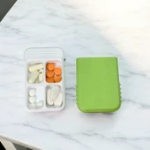 Cep İlaç Kutusu 4 Bölmeli 2 Adet - 3