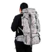 Outdoor Sırt Çantası - Savage Ventura - 110 LT. - Gri Dijital Kamuflaj - HH05328 - 5