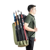 Euro Fish Kamış Çantası Boru Tipi Haki-Siyah 80 cm (38006) - 4