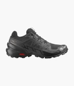 Salomon Speedcross 6 Kadın Koşu Ayakkabısı - Black/Black/Phantom - 1