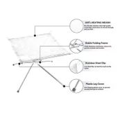 Katlanabilir Ateş Sehpası -Brülör - Madfox Fire Rack - 546250 thumbnail 2