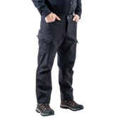 İçi Polarlı Softshell Pantolon - Su Rüzgar Geçirmez - Savage - Siyah - Tactical Pantolon - 3