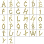 Gümüş Gold Y Harfi Kadın Kolye thumbnail 2