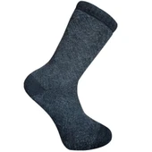 Kuzu Yünü Havlu Erkek Çorabı - Eskimo - Gri - No: 41-44 (13905) - 1