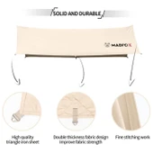 Çadır Brandası - Madfox - Güneş ve Rüzgar Koruma - OEM Kanvas Tarp 4*3 mt - 2